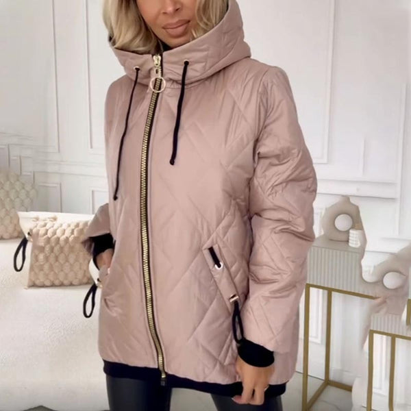 Andisa - Winter Zipper Jacket With Hood