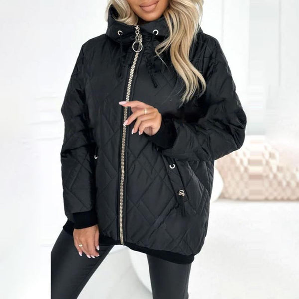 Andisa - Winter Zipper Jacket With Hood