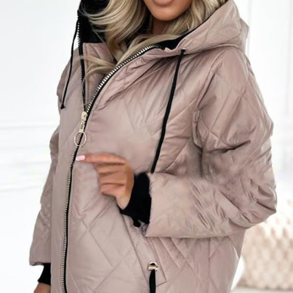 Andisa - Winter Zipper Jacket With Hood