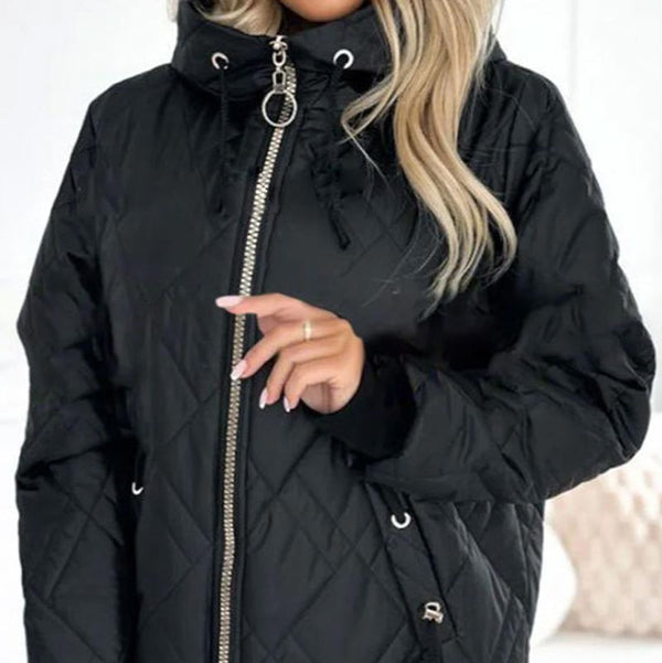 Andisa - Winter Zipper Jacket With Hood