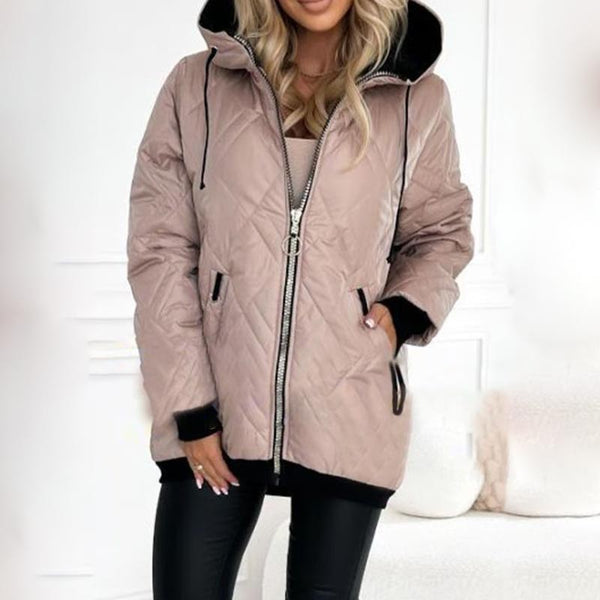 Andisa - Winter Zipper Jacket With Hood