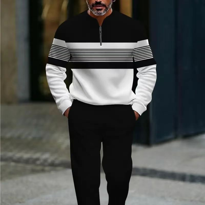 Mclerran - Graphic Print Sweater And Pants Set