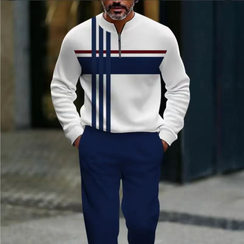 Mclerran - Graphic Print Sweater And Pants Set