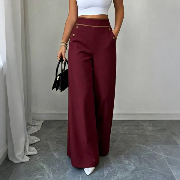 Carline - High Waisted Wide Leg Pant