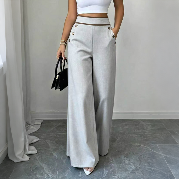 Carline - High Waisted Wide Leg Pant