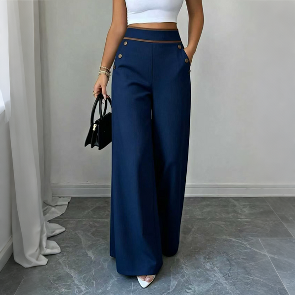 Carline - High Waisted Wide Leg Pant