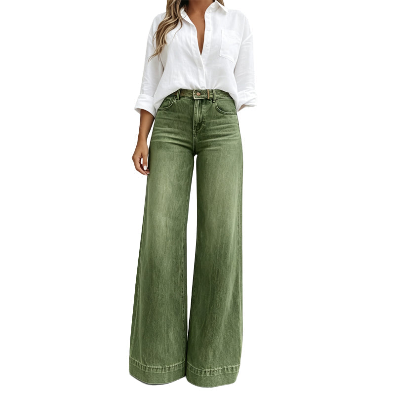 Kilola - Wide Leg High-Waisted Jeans