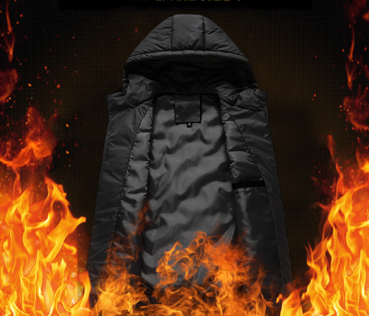 Ragner - Soft Hooded Vest With Zipper