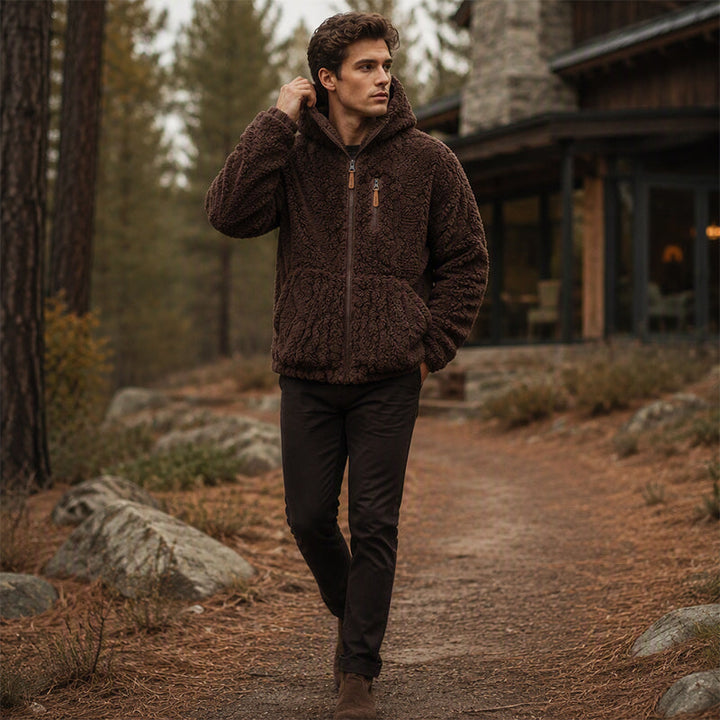 Quinten - Hooded Fleece Jacket With Zip-Up Front