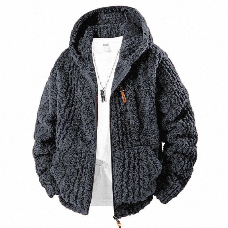 Quinten - Hooded Fleece Jacket With Zip-Up Front