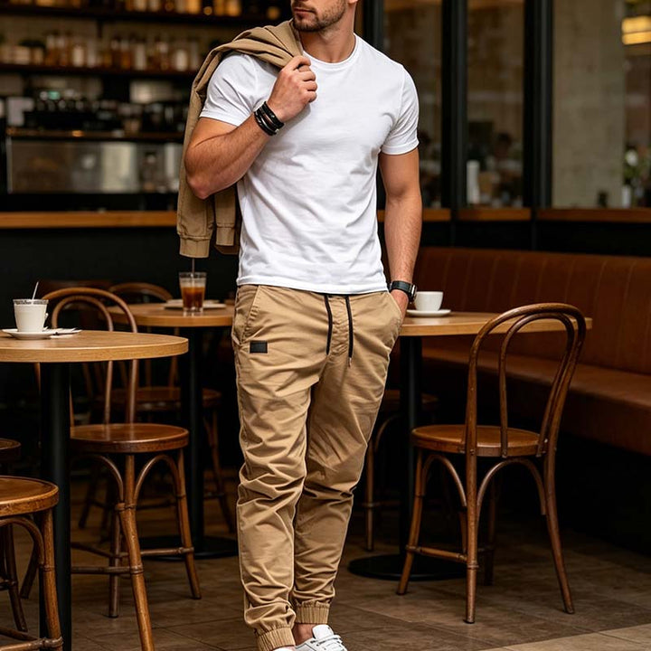 Lonan - Casual Drawstring Sweatpants