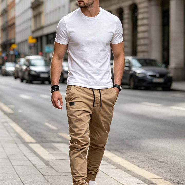 Lonan - Casual Drawstring Sweatpants