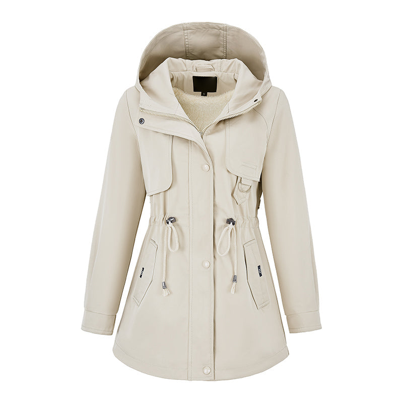 Niela - Windproof Hooded Zipper Jacket