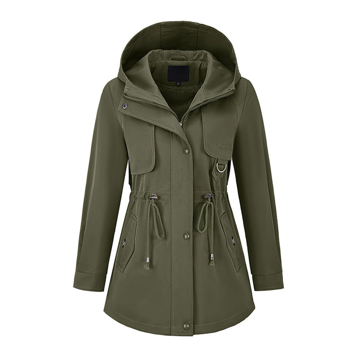 Niela - Windproof Hooded Zipper Jacket