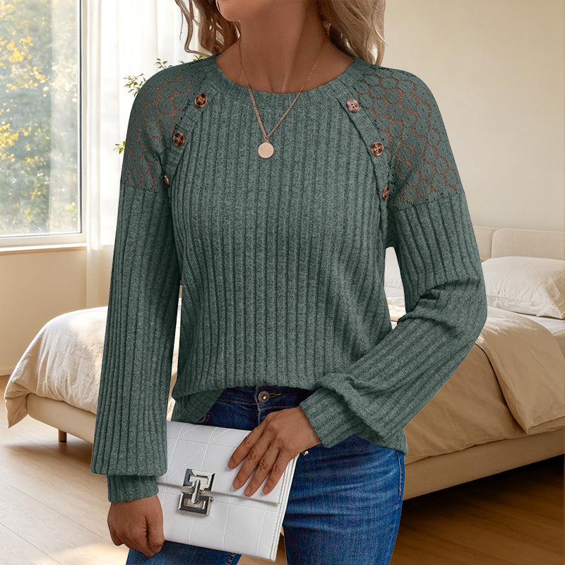Jalia - Long Sleeve Knitted Sweater