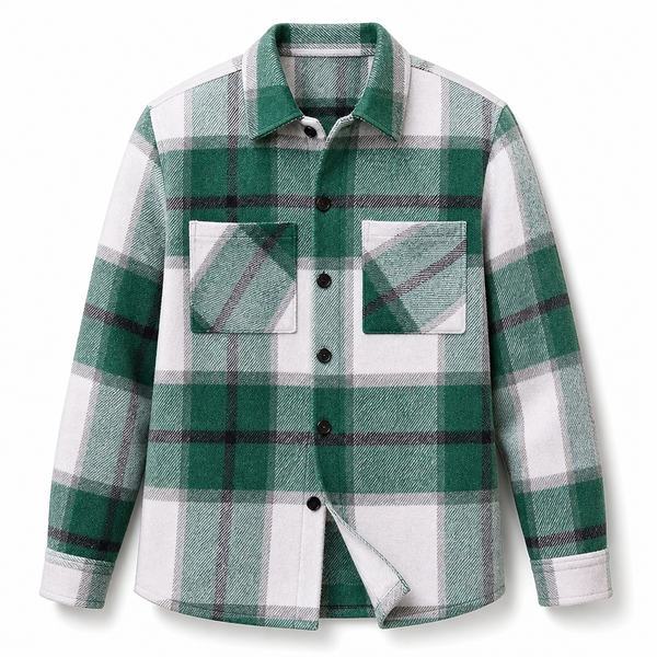 Erwan - Long Sleeve Button-Up Shirt