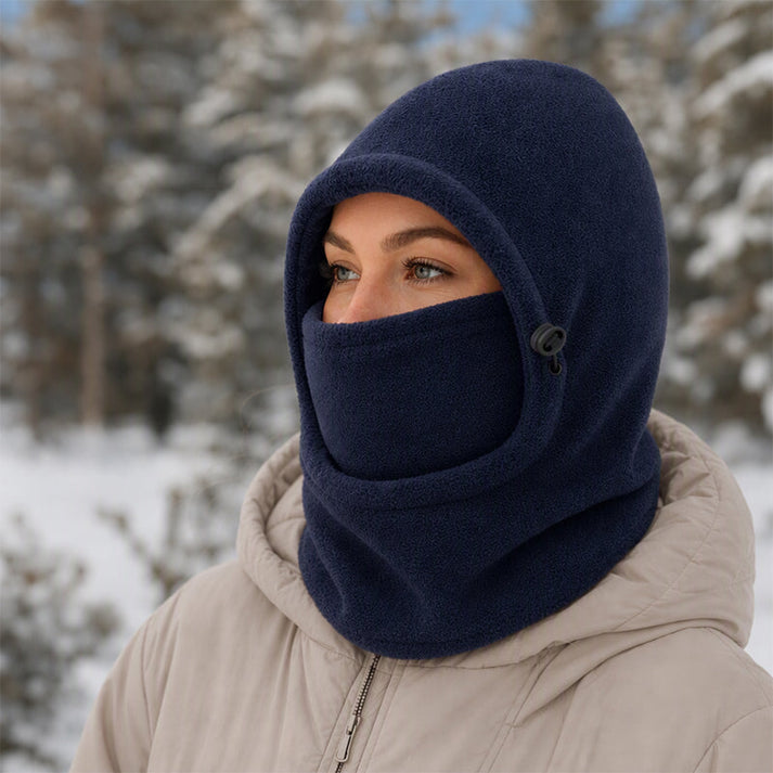 Norvello - Fleece Hooded Balaclava With Face Cover