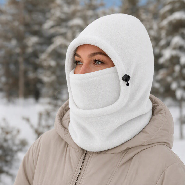 Norvello - Fleece Hooded Balaclava With Face Cover