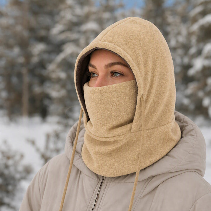 Norvello - Fleece Hooded Balaclava With Face Cover