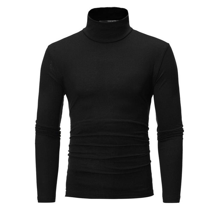 Elmo - Fitted Faux Turtleneck Top