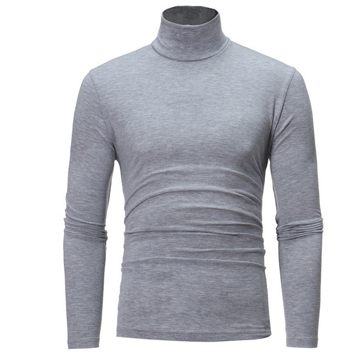 Elmo - Fitted Faux Turtleneck Top