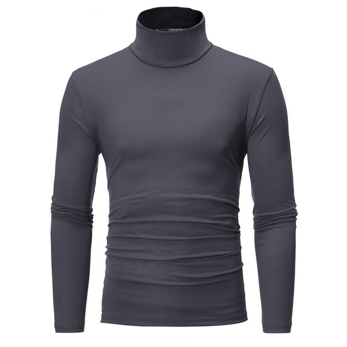 Elmo - Fitted Faux Turtleneck Top