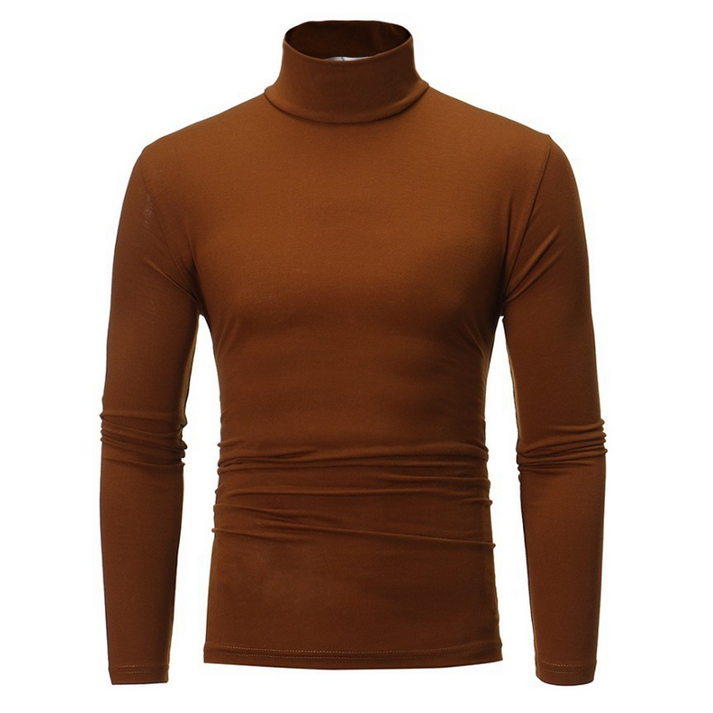 Elmo - Fitted Faux Turtleneck Top