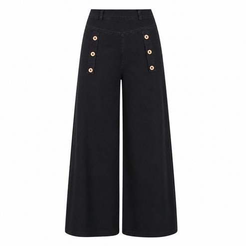 Miniza - Stretch Jeans With Decorative Buttons