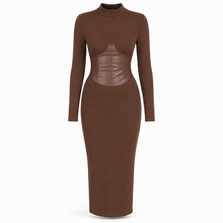 Rabiatou - Long Sleeves Sweater Dress