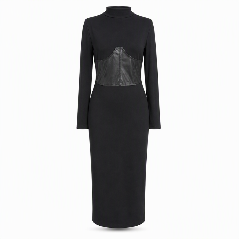 Rabiatou - Long Sleeves Sweater Dress