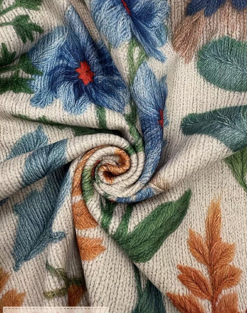 Davan - Floral Zip Cardigan