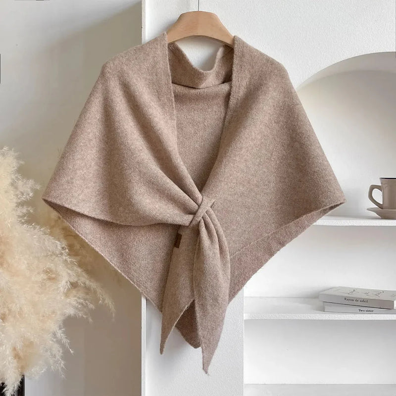 Jocelyna - Knotted Wrap Shawl