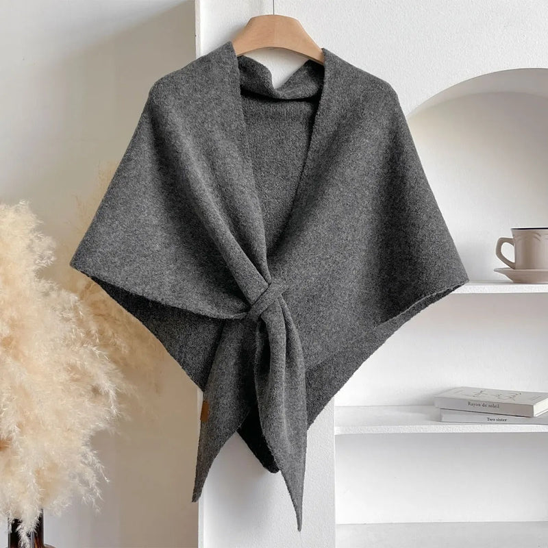 Jocelyna - Knotted Wrap Shawl