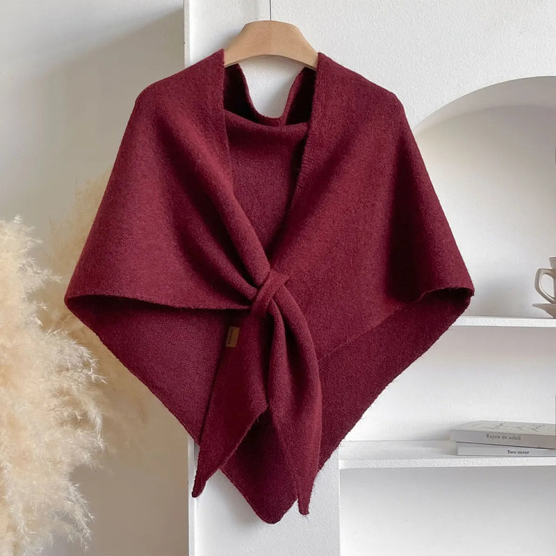 Jocelyna - Knotted Wrap Shawl