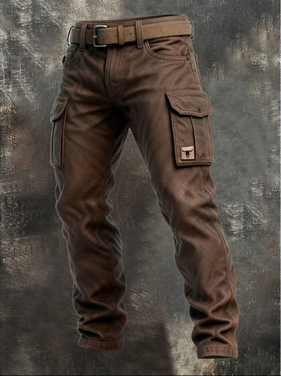 Jaeff - Casual Slim-Fit Cargo Pants
