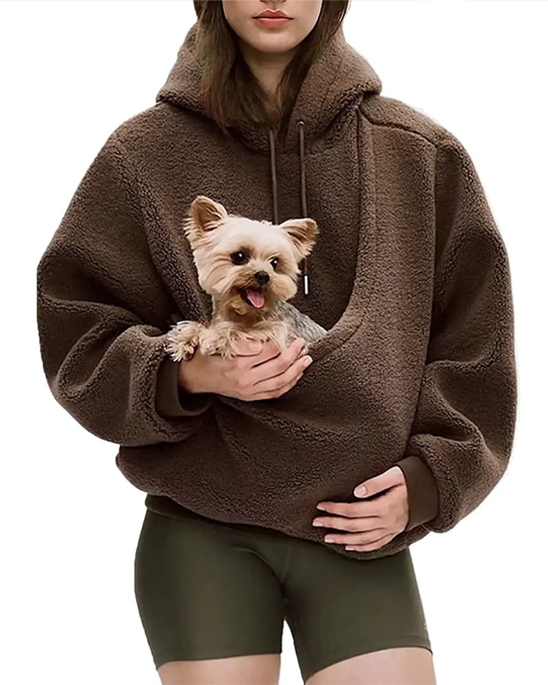 Rendall - Long Sleeve Hoodie with Pet Pouch