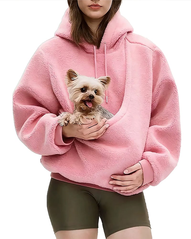 Rendall - Long Sleeve Hoodie with Pet Pouch