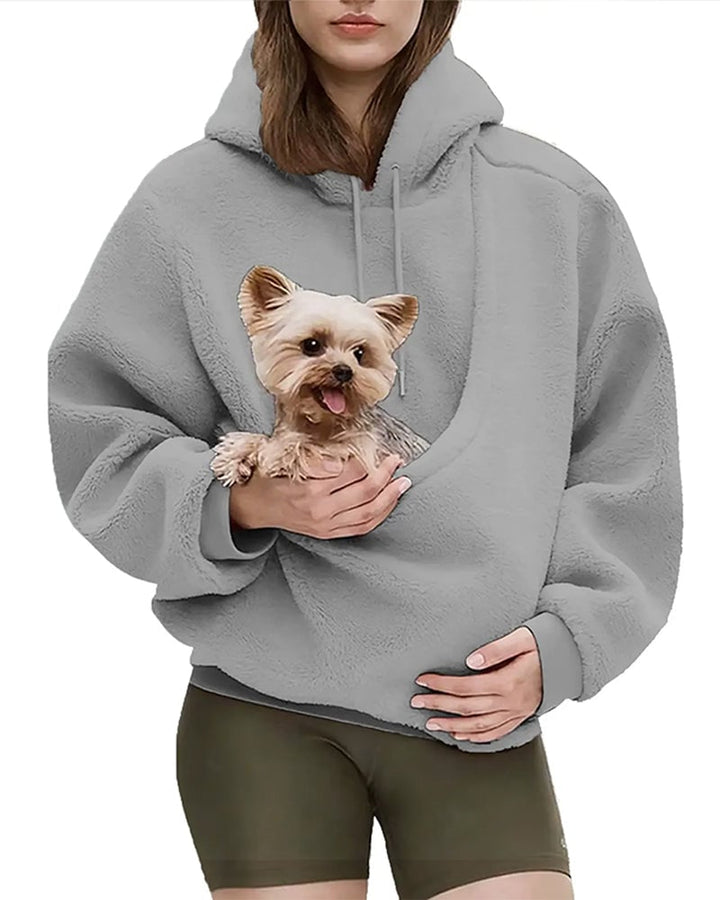Rendall - Long Sleeve Hoodie with Pet Pouch