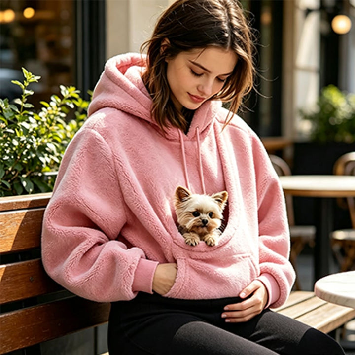 Rendall - Long Sleeve Hoodie with Pet Pouch