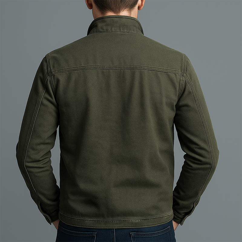Leanar - Elegant Denim Zipper Jacket